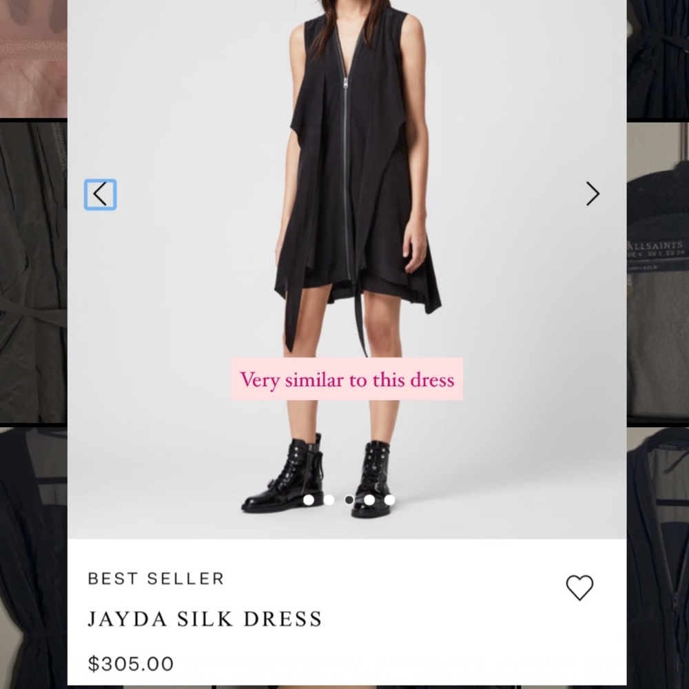 All Saints Silk Dress/Top